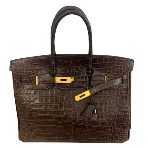 35cm hermes crocodile birkin bag|Hermes Birkin crocodile bag price.